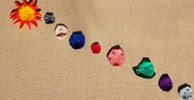 Eight Awesome Planets - Handmade Finger Puppets