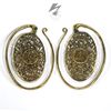 10g. Brass Puju Ovals (Pair)