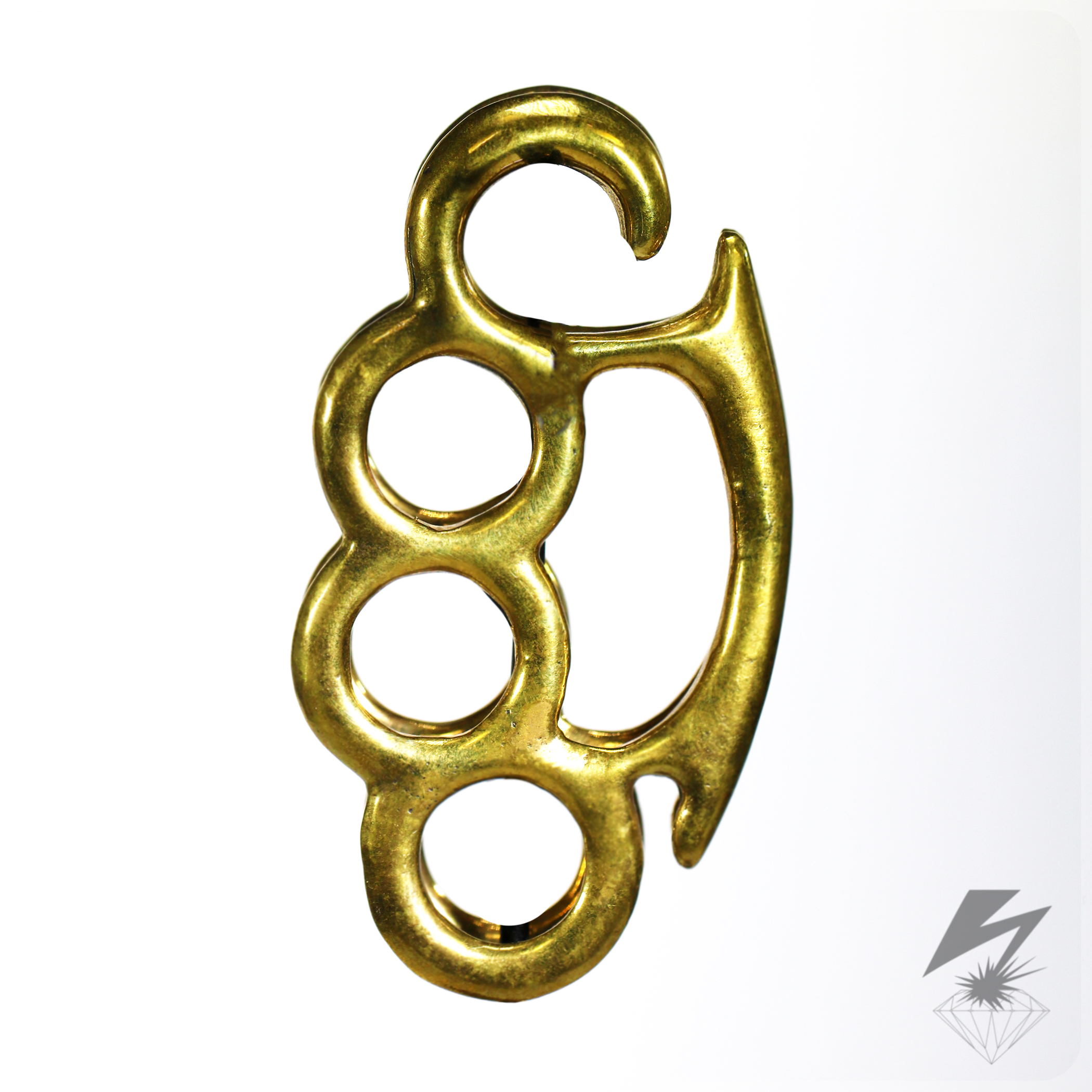 brass knuckle ear weights