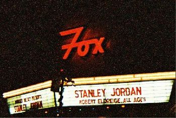 Doing support for Stanley Jordan at the Fox Theatre 1-12-05
