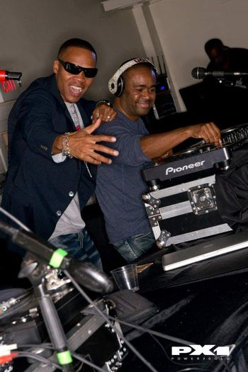 DJ Tron with Ronnie Devoe

