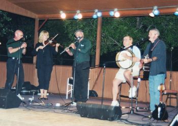 performing with the Chancers and a guest
