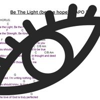 Be the Light (be the hope) PDF Chord Page