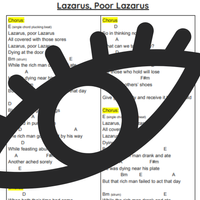 Lazarus, Poor Lazarus PDF Chord Page