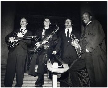 The Frank Trompeter Quartet, 1990something. Me, Frank, Tim Harte, Brian Pryor

