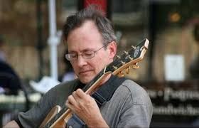 Playing downtown on the Square for the Artist-on-the-Plaza series. I miss doing those.
