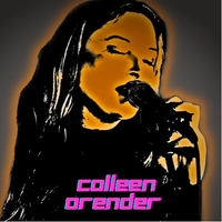 Orange Dream Colleen Orender Hologram Sticker