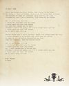 "It Ain't Him" Signed Lyrics