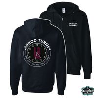 Love Clock Zip Up Hoodie