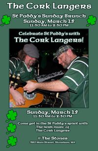 St Paddy's Style Sunday Brunch with The Cork Langers at The Stones