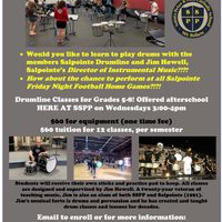 SSPP Drumline Semester Tuition