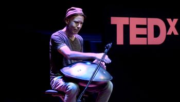 Demonstrating the Hang at TEDx Marin
