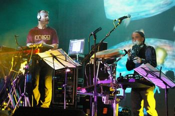 Performing "She Blinded Me With Science with Thomas Dolby at Henry Ford Theater in LA
