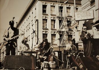 San Francisco Street Festival with The Venusians Richard Michos, Robert Powell, Sukhawat Ali Khan, John Steiner and Matt
