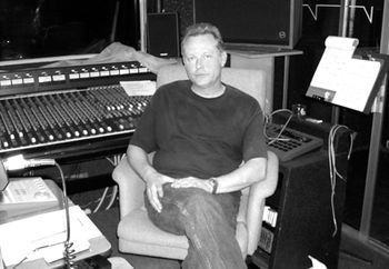 Andrew McCartney in the studio.
