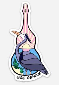 Weissenborn Heron Sticker