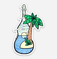 Weissenborn Palm Tree Sticker