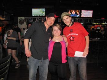 Top Winners:L-R Lyle Coates 3rd, Dani Jones 2nd, Ian Hill 1st place
