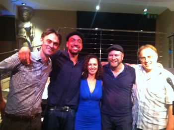 Sandy with Homenagem Brasileira London band, Pizza Express 2014
