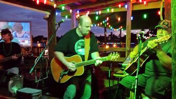 with Acoustic Mayhem, Old Key Lime House, Lantana - 2015
