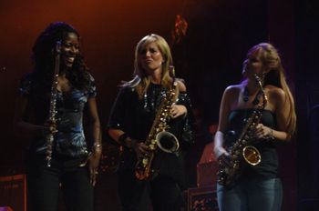 Performing with Candy Dulfer & Althea Renee
