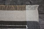 Handwoven Table Mat with Handspun Wool Inlay