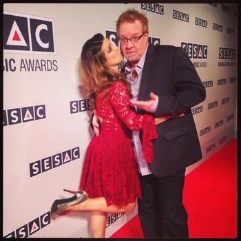 Great night at the SESAC Country Awards...with this amazing woman...She writes , she speaks , she's an author. she acts, she sings, and she has a new CD out ..."Letting Go Of Perfect"......pick up a copy and find out what all the buzz is about...oh yeah...and she has great taste in men..LOL...

