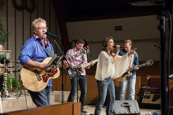 Playing in concert with my wife- Karyn Williams. I love the time we get to share together like this..She's amazing.
