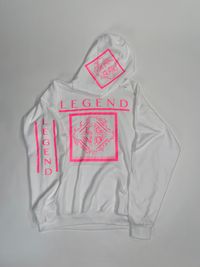 Legend Hoodie (White/Pink)