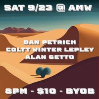 Dan Petrich, Coltt Winter Lepley, and Alan Getto at Acoustic Music Works