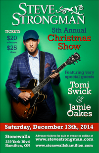 Steve Strongman's 5th Annual Christmas Show with Special Guests Tomi Swick and Jamie Oakes