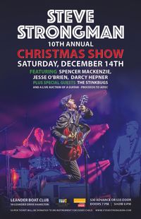 Steve Strongman's 10th Annual Christmas Show featuring Spencer MacKenzie, Jesse O'Brien & Darcy Hepner plus special guests The Stinkbugs! 