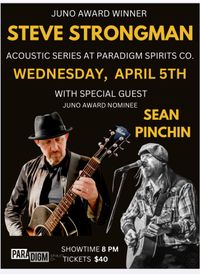 Steve Strongman Trio Live at Paradigm with special guest Sean Pinchin