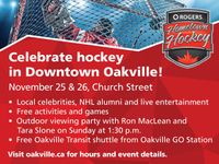 Rogers Hometown Hockey - Oakville, ON