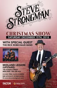 Steve Strongman Band Christmas Show with Special Guest: The Rick Robichaud Band