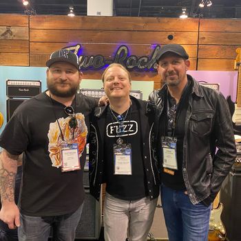 Namm 2020 with killer guitar players Josh Smith & Matt Schofield
