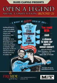 Blues Canvas Presents A Night of Deluxe Rock'n Roll with Juno Winners Steve Strongman & Rob Szabo & Band