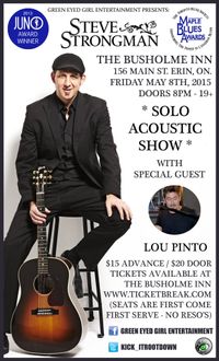 Steve Strongman Solo Acoustic w Special Guest Lou Pinto 