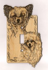 Switch Plate - Chinese Crested