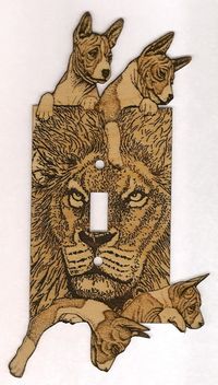 Switch Plate - Basenji