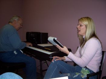 music & vocal arranging (charting) with Nick Bruno. Amazing talent!
