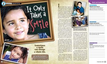 "It Only Takes a Smile" Spread Scholastic Books
