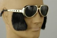 Rock N Roll Glasses W/Sideburn Accessory