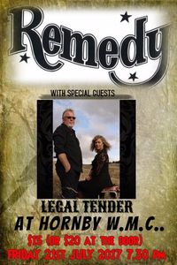  Legal Tender with Allan Barron and" Remedy"