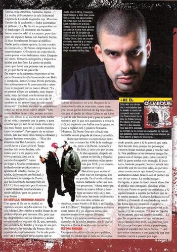 Hip Flow magazine pg.2, Spain Feb. 2006
