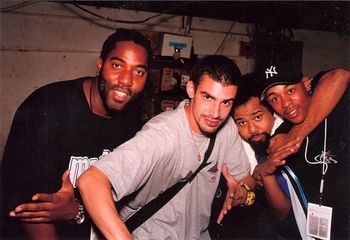 Members of Jurassic 5, Q-Unique & Rakaa from Dilated Peoples 1999
