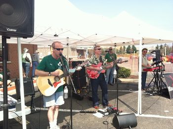 At the Dogfish Alehouse in Fairfax, VA, on St. Patrick's Day, 2012
