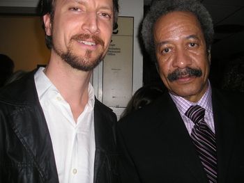 Hanging with Allen Toussaint at Lincoln Center

