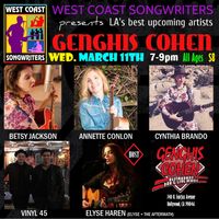 West Coast Songwriters Showcase @ Genghis Cohen