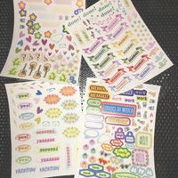 Essential Planner Stickers (Multiple sheets, over 280 stickers)